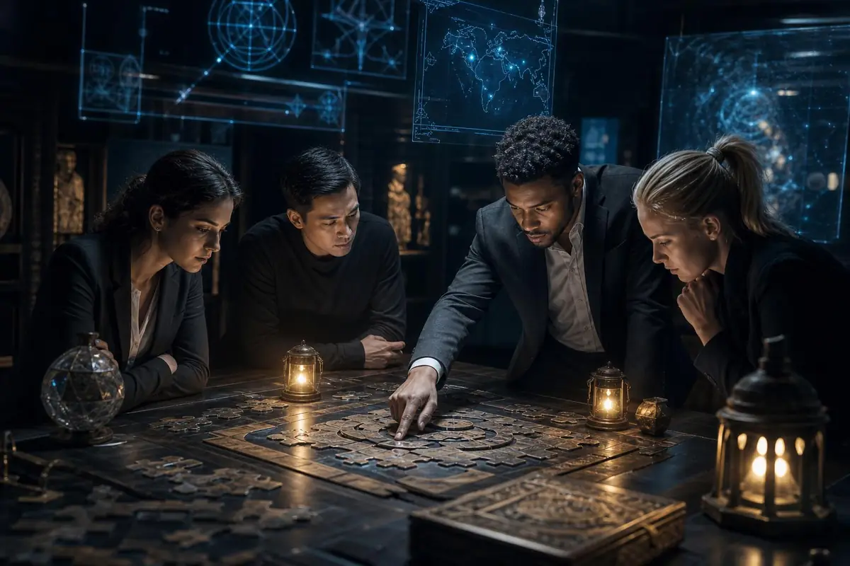 Team van professionals lost een interactieve Serious Escape-beleving op maat op